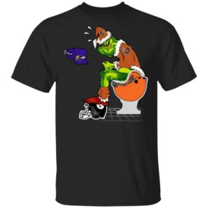 Santa Grinch Cincinnati Bengals Shit On Other Teams Christmas Sweater, Shirt