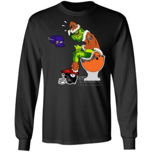 Santa Grinch Cincinnati Bengals Shit On Other Teams Christmas Sweater, Shirt