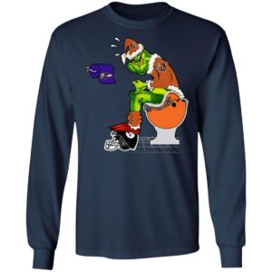 Santa Grinch Cincinnati Bengals Shit On Other Teams Christmas Sweater, Shirt