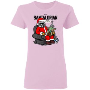 The santalorian and baby yoda spit it out its just a toy christmas 2020 shirt