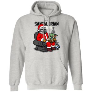 The santalorian and baby yoda spit it out its just a toy christmas 2020 shirt