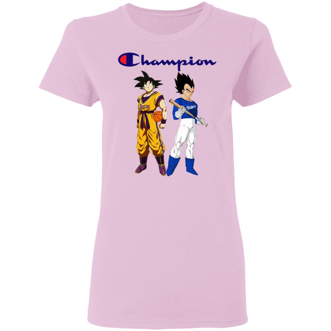Premium goku los angeles lakers and vegeta los angeles dodgers champion shirt Premium goku los angeles lakers and vegeta los angeles dodgers champion shirt