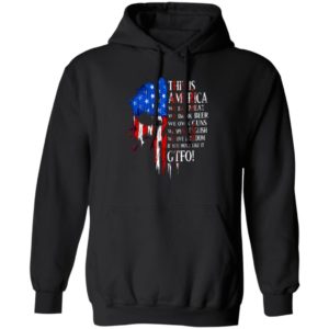 This is america we eat meat we drink beer we own guns shirt