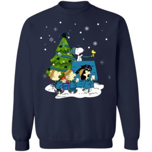 Snoopy The Peanuts Carolina Panthers Christmas Sweater