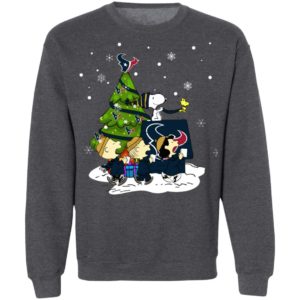 Snoopy The Peanuts Houston Texans Christmas Sweater