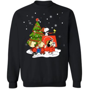 Snoopy The Peanuts Cleveland Browns Christmas Sweater