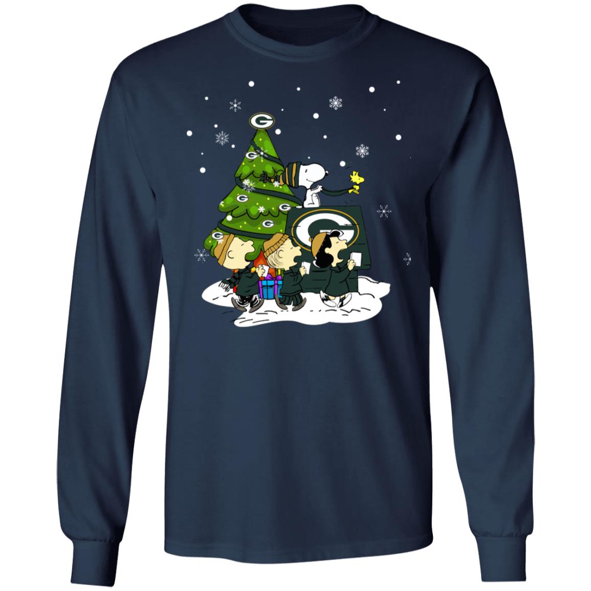 Snoopy The Peanuts Green Bay Packers Christmas Sweater Snoopy The Peanuts Green Bay Packers Christmas Sweater