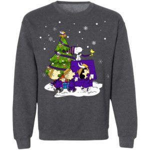 Snoopy The Peanuts Minnesota Vikings Christmas Sweater