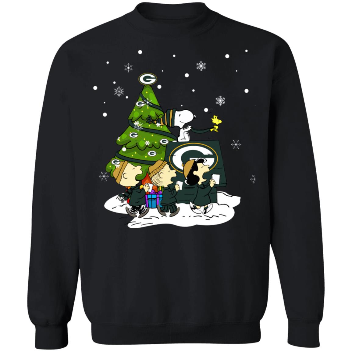 Snoopy The Peanuts Green Bay Packers Christmas Sweater Snoopy The Peanuts Green Bay Packers Christmas Sweater