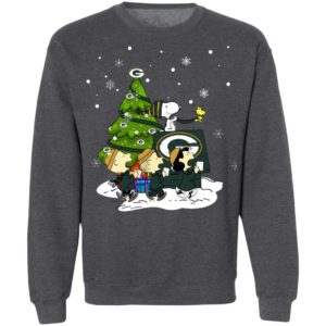 Snoopy The Peanuts Green Bay Packers Christmas Sweater
