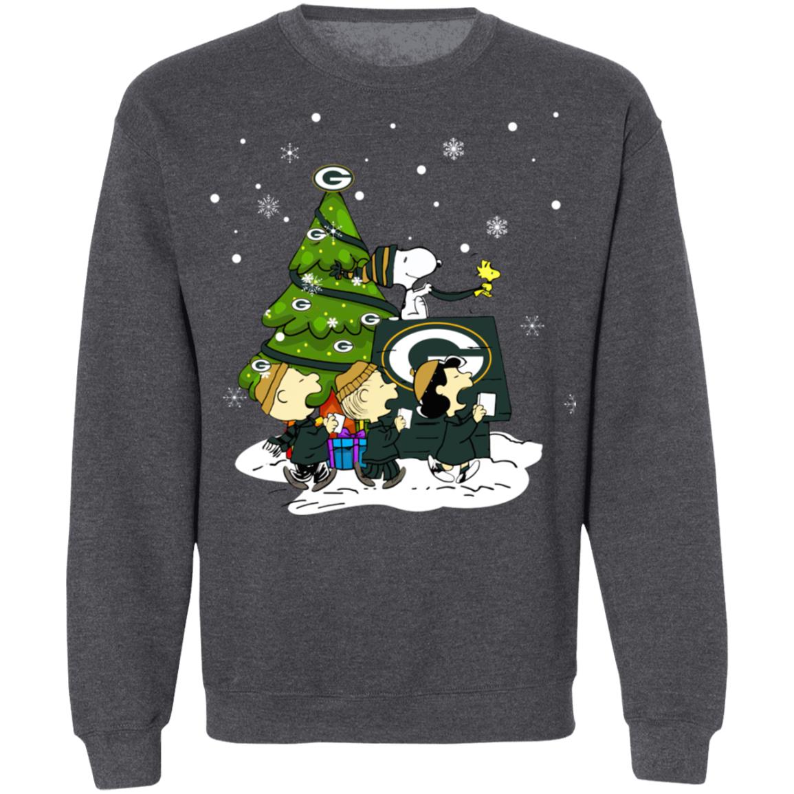 Snoopy The Peanuts Green Bay Packers Christmas Sweater Snoopy The Peanuts Green Bay Packers Christmas Sweater