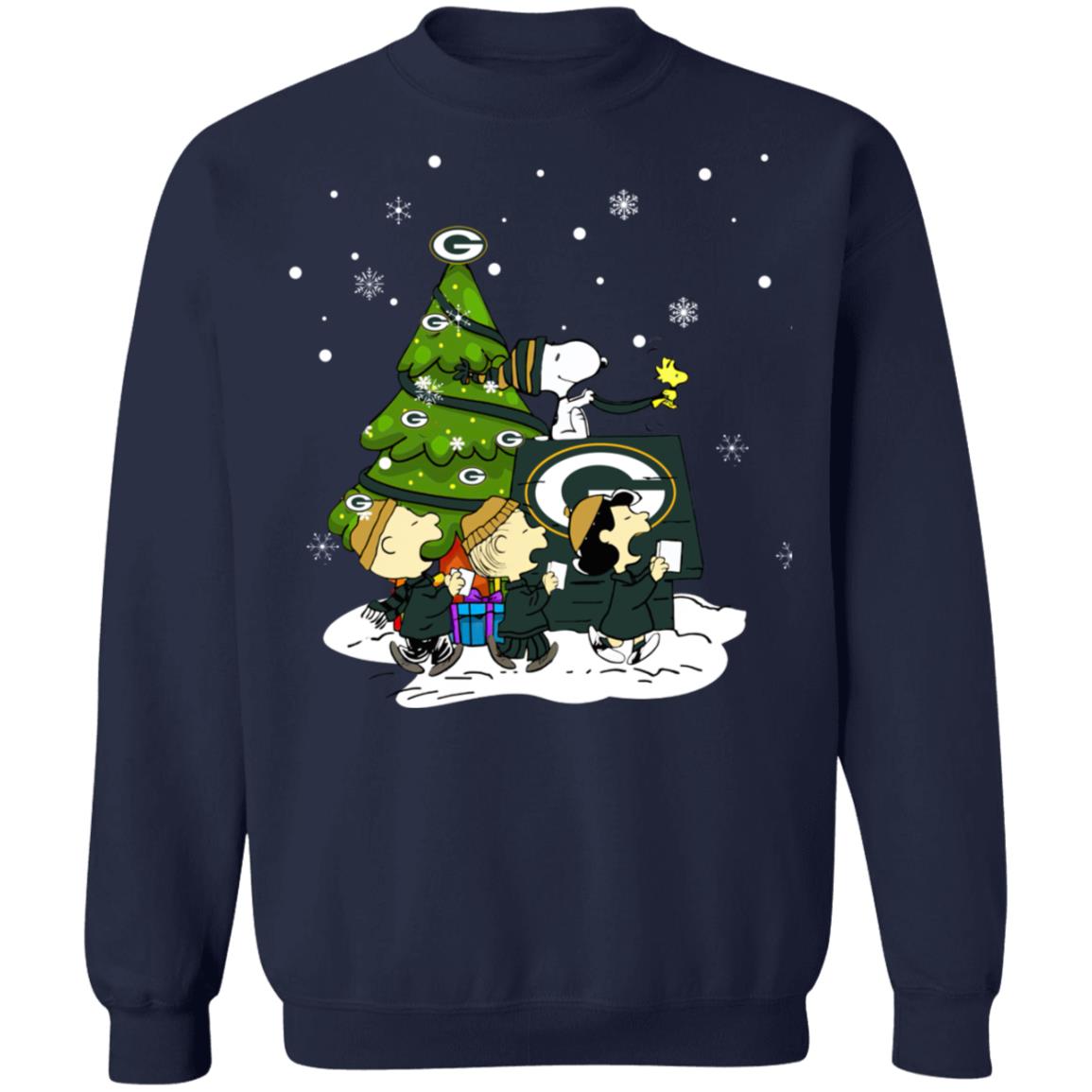 Snoopy The Peanuts Green Bay Packers Christmas Sweater Snoopy The Peanuts Green Bay Packers Christmas Sweater