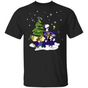 Snoopy The Peanuts Baltimore Ravens Christmas Sweater