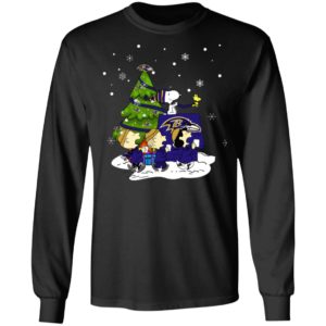 Snoopy The Peanuts Baltimore Ravens Christmas Sweater