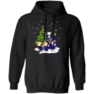 Snoopy The Peanuts Baltimore Ravens Christmas Sweater
