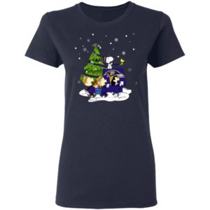 Snoopy The Peanuts Baltimore Ravens Christmas Sweater