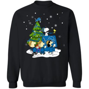 Snoopy The Peanuts Detroit Lions Christmas Sweater