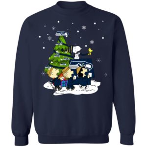 Snoopy The Peanuts Seattle Seahawks Christmas Sweater