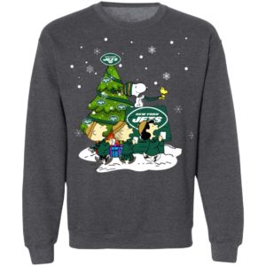 Snoopy The Peanuts New York Jets Christmas Sweater