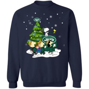Snoopy The Peanuts New York Jets Christmas Sweater
