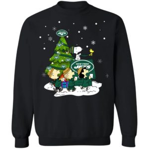 Snoopy The Peanuts New York Jets Christmas Sweater