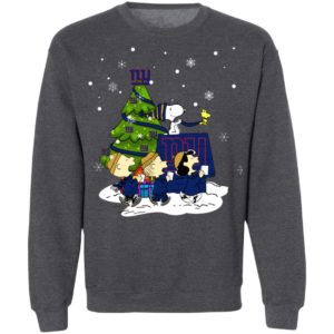 Snoopy The Peanuts New York Giants Christmas Sweater