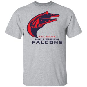 Atlanta Millennium Falcons Star Wars Mashup T-Shirt