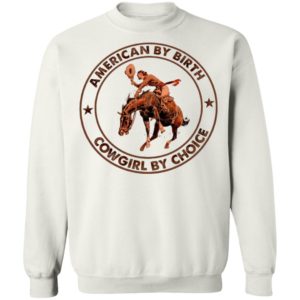 American By Birthday Cowgirl By Choice Horse Shirt