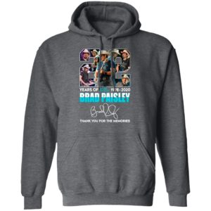 22 Years Of Brad Paisley 1992 2020 Brad Paisley Thank You For The Memories Signature Shirt