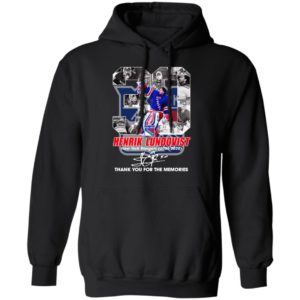 30 Henrik Lundqvist New York Rangers 2005 2020 Thank You For The Memories Signature Shirt