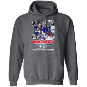 30 Henrik Lundqvist New York Rangers 2005 2020 Thank You For The Memories Signature Shirt