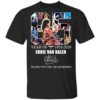 101 Years Of Green Bay Packers Thank You For The Memories Signatures Shirt