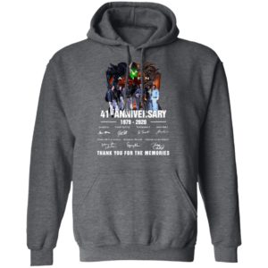 Alien 41st Anniversary 1979 2020 Thank You For The Memories Signatures Shirt