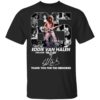 Rock In Peace Eddie Van Halen 1955 2020 Thank You For The Memories Signature Shirt