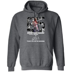 Official 65 Eddie Van Halen 1955 2020 Thank You For The Memories Signature Shirt
