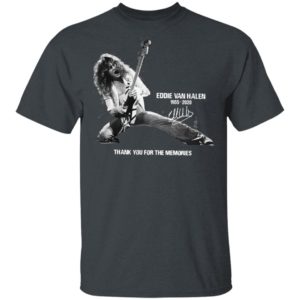 Eddie Van Halen 1955 2020 Thank You For The Memories Signature Shirt