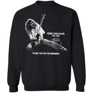 Eddie Van Halen 1955 2020 Thank You For The Memories Signature Shirt