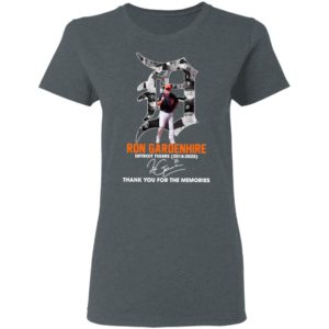 Ron Gardenhire Detroit Tigers 2018 2020 Thank You For The Memories Signature Shirt