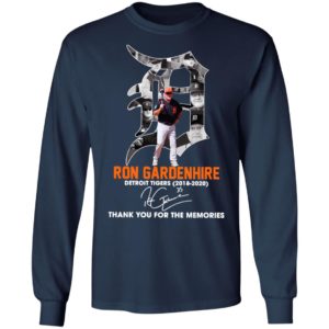 Ron Gardenhire Detroit Tigers 2018 2020 Thank You For The Memories Signature Shirt