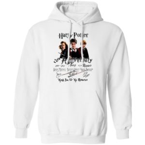 Harry Potter 20th Anniversary 2001 2021 7 Parts 1179 Minutes Thank You For The Memories Signatures Shirt