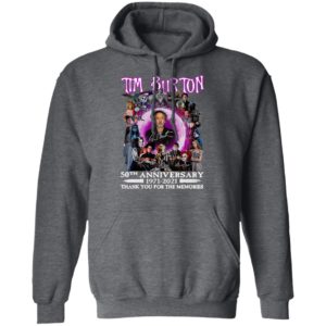 Tim Burton 50th Anniversary 1971 2021 Thank You For The Memories Signatures Shirt