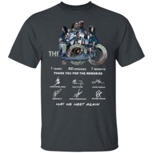 The 100 7 Years 100 Episodes 7 Seasons Thank You For The Memories May Me Meet Again Signatures Shirt