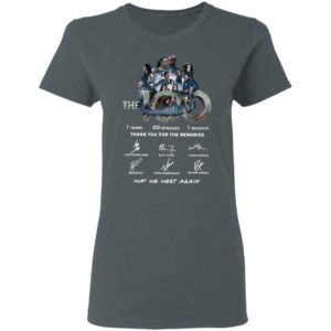 The 100 7 Years 100 Episodes 7 Seasons Thank You For The Memories May Me Meet Again Signatures Shirt