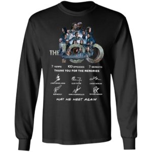 The 100 7 Years 100 Episodes 7 Seasons Thank You For The Memories May Me Meet Again Signatures Shirt