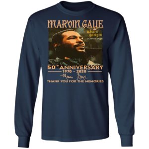 Marvin Gaye What’s Going On Marvin Gaye 50th Anniversary 1970 2020 Thank You For The Memories Signature Shirt