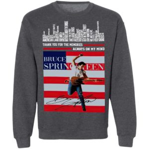 Thank You For The Memories Always On My Mind Bruce Springsteen Born In The Usa Signature Shirt