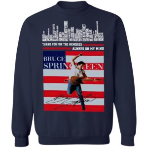 Thank You For The Memories Always On My Mind Bruce Springsteen Born In The Usa Signature Shirt