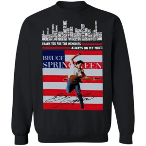 Thank You For The Memories Always On My Mind Bruce Springsteen Born In The Usa Signature Shirt
