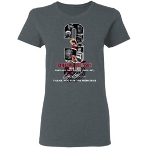 3 Clifford Robinson 1996 2020 Portland Trail Blazers 1989 1997 Thank You For The Memories Signature Shirt