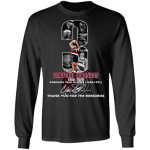 3 Clifford Robinson 1996 2020 Portland Trail Blazers 1989 1997 Thank You For The Memories Signature Shirt